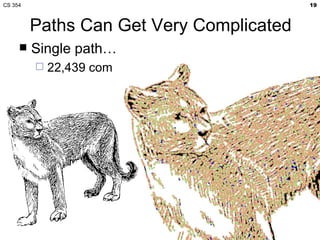 CS 354                                              19



         Paths Can Get Very Complicated
        Single path…
            22,439 commands; 116,424 coordinates
 