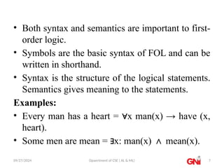 22PCOAM11 Unit 3: Session 14 Inference and Unification.pptx
