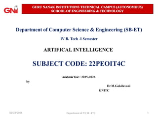 22PEOIT4C Unit 4 Session 26 Graph plan algorithm.pptx