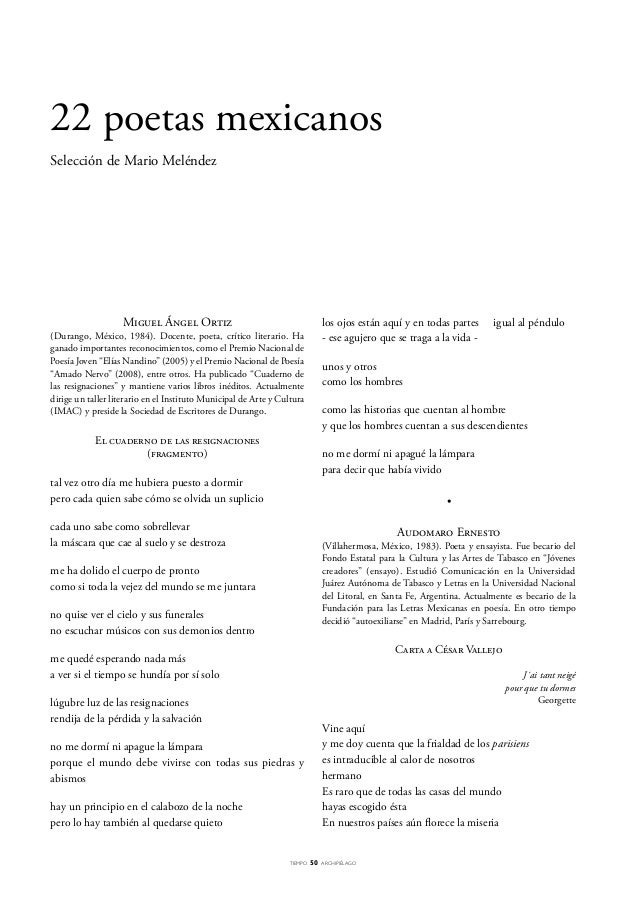 22 Poetas Mexicanos Actuales - 