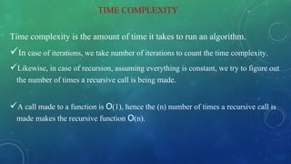Complexity Analysis Of Recursive Function Ppt Complexity Analysis Of Recursive Function Ppt