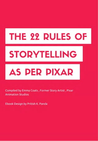 PIXAR: 22 Rules in Storytelling 