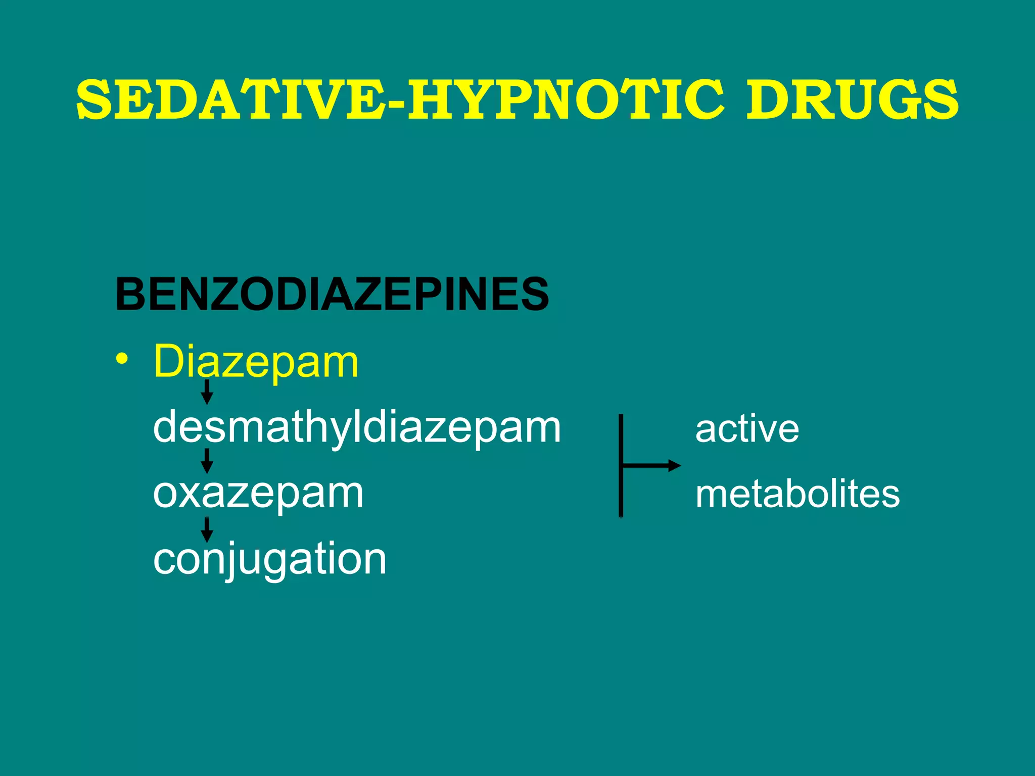 22 sedative hypnotic drugs | PPT