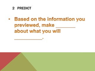 2 PREDICT 
 