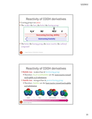(22) session 22 carboxylic acids & carboxylic acid derivatives ii | PDF
