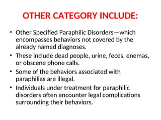 Comprehensive Lecture on Sexual Perversion and Paraphilic Disorders ...