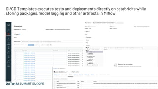 Developing ML-enabled Data Pipelines on Databricks using IDE & CI/CD at Runtastic Slide 23