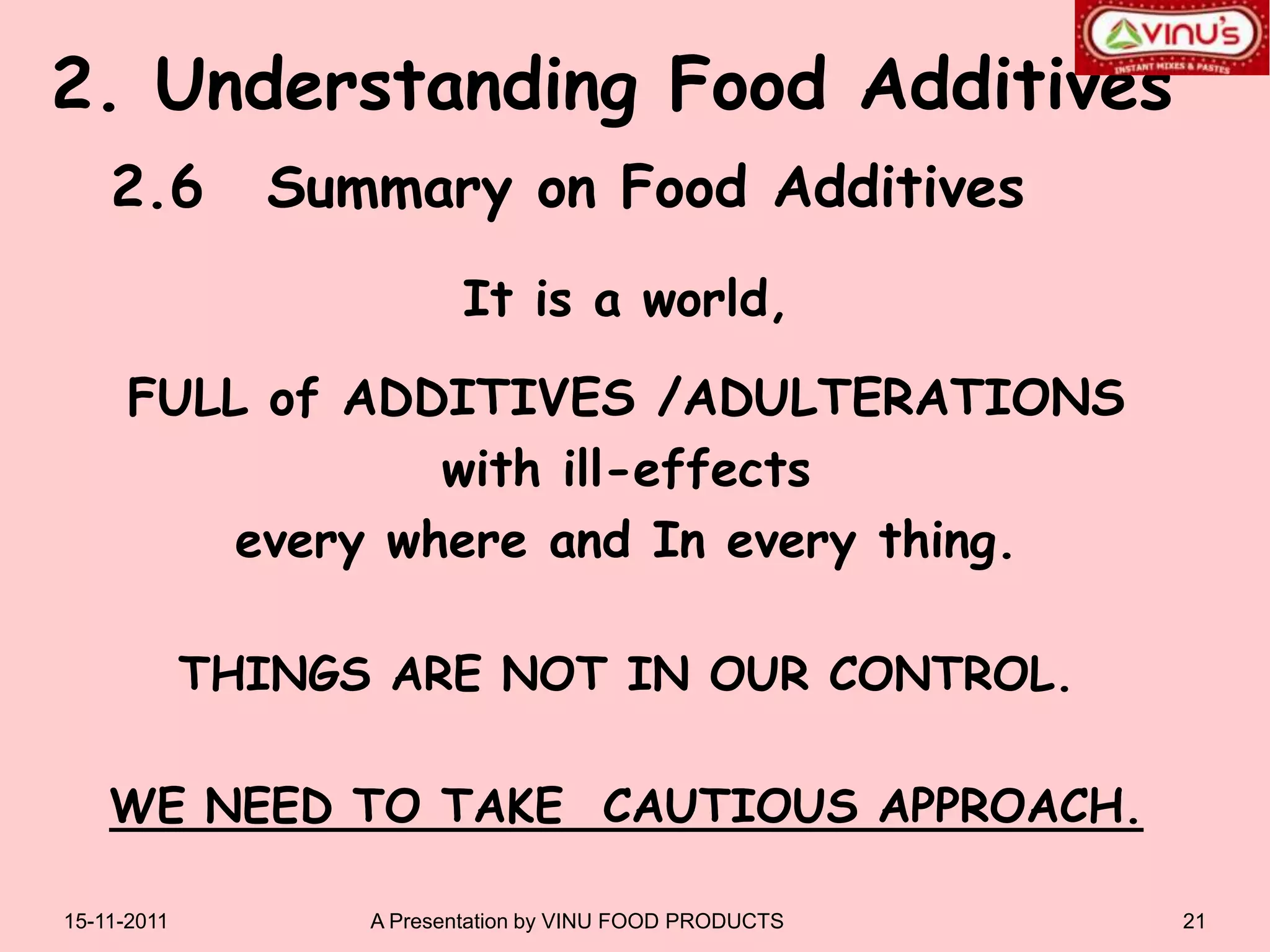 UNDERSTANDING FOOD ADDITIVES DEFINITIONS AND APPLICATIONS visual data 6