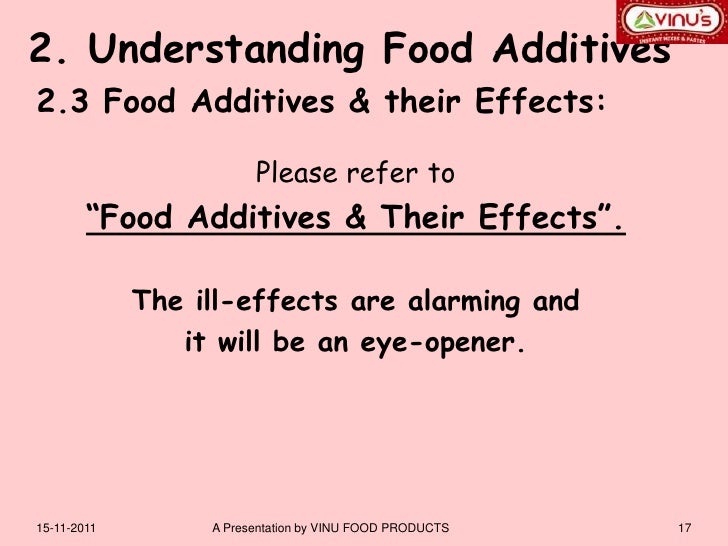 2 2 Understanding Food Additives