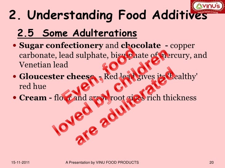 2 2 Understanding Food Additives