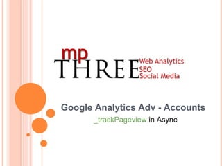 Google Analytics Adv - Accounts _trackPageview  in Async 