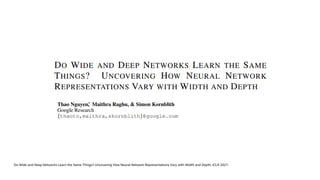Network Representation Analysis using Centered Kernel Alignment (CKA) | PDF