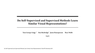 Network Representation Analysis using Centered Kernel Alignment (CKA) | PDF