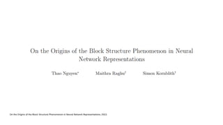Network Representation Analysis using Centered Kernel Alignment (CKA) | PDF