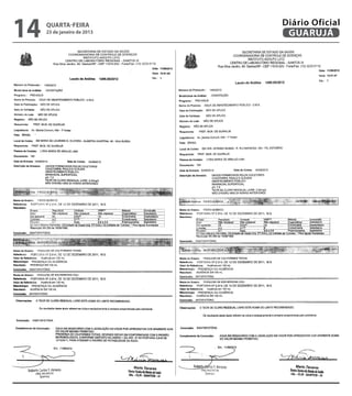 14   quarta-feira
     23 de janeiro de 2013
                             Diário Oficial
                              GUARUJÁ
 
