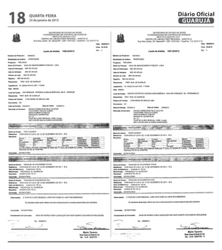 18   quarta-feira
     23 de janeiro de 2013
                             Diário Oficial
                              GUARUJÁ
 