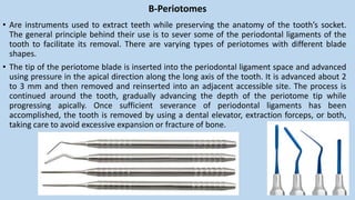Instrumentation for Basic Oral Surgery Dr.Ali Mohammed AbuTrab | PPTX