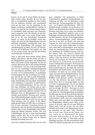 23. LTG-Sitzung am 4. November 2010