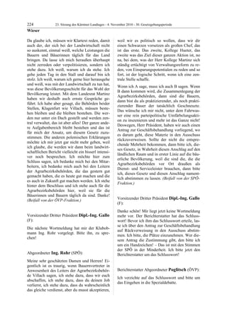 23. LTG-Sitzung am 4. November 2010