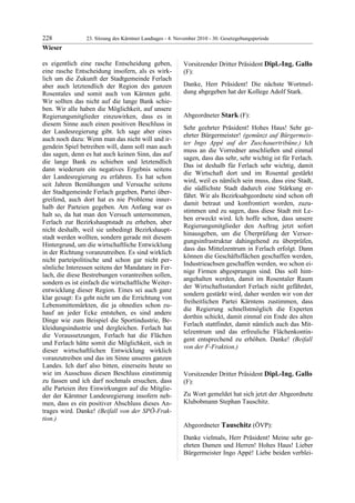 23. LTG-Sitzung am 4. November 2010