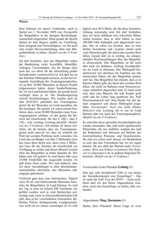 23. LTG-Sitzung am 4. November 2010