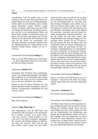 23. LTG-Sitzung am 4. November 2010