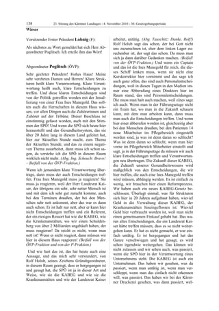 23. LTG-Sitzung am 4. November 2010