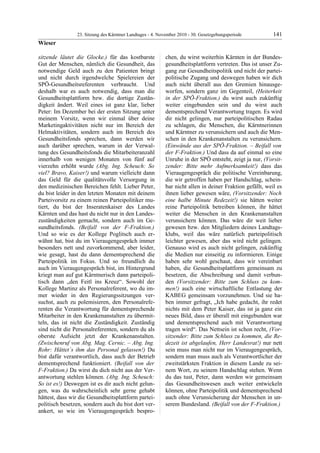 23. LTG-Sitzung am 4. November 2010