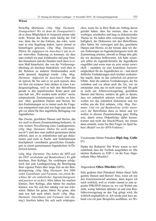 23. LTG-Sitzung am 4. November 2010