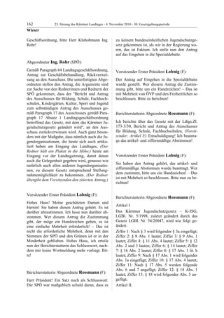 23. LTG-Sitzung am 4. November 2010