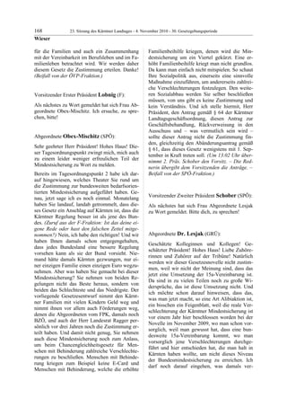 23. LTG-Sitzung am 4. November 2010