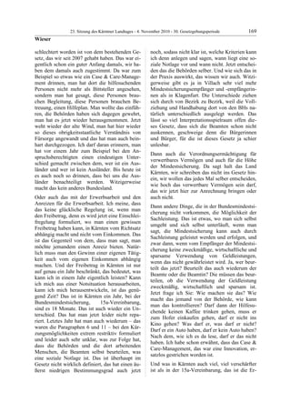 23. LTG-Sitzung am 4. November 2010