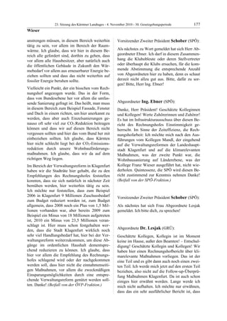 23. LTG-Sitzung am 4. November 2010