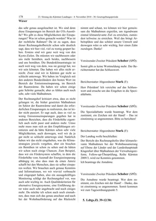 23. LTG-Sitzung am 4. November 2010