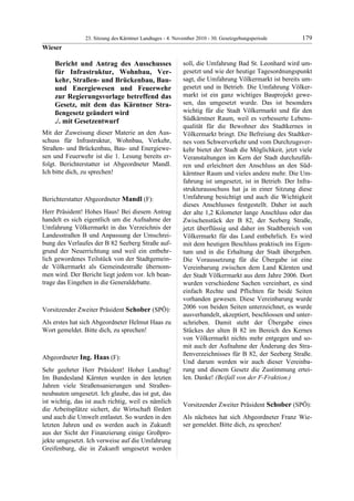 23. LTG-Sitzung am 4. November 2010