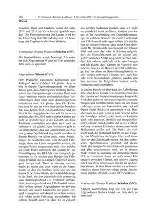 23. LTG-Sitzung am 4. November 2010