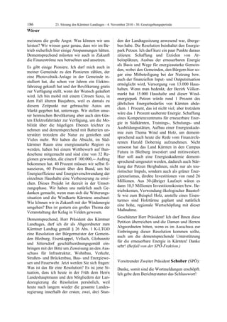 23. LTG-Sitzung am 4. November 2010