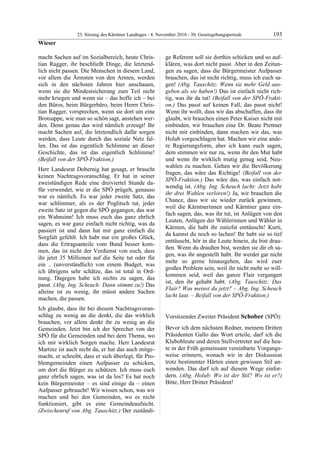 23. LTG-Sitzung am 4. November 2010