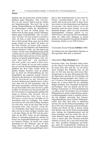 23. LTG-Sitzung am 4. November 2010