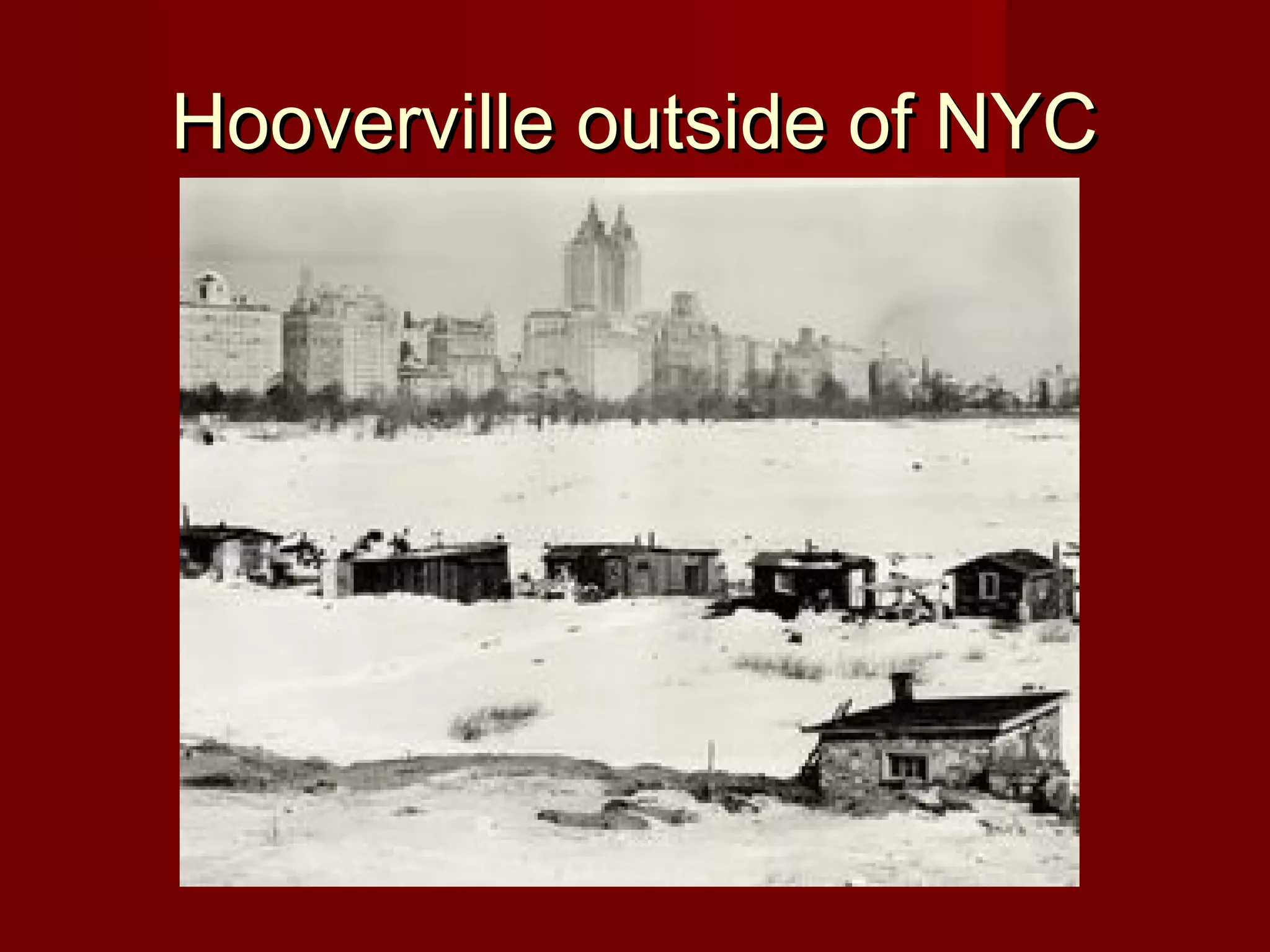 Hooverville outside of NYC

 