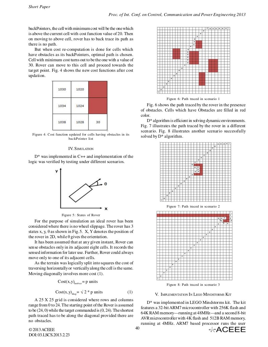 Implementation of D* Path Planning Algorithm with NXT LEGO Mindstorms…