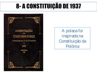 A polaca foi 
inspirada na 
Constituição da 
Polônia 
 
