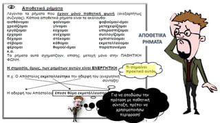 ΑΠΟΘΕΤΙΚΑ
ΡΗΜΑΤΑ
Για να αποδώσω την
πρόταση με παθητική
σύνταξη, πρέπει να
χρησιμοποιήσω
περίφραση!
 