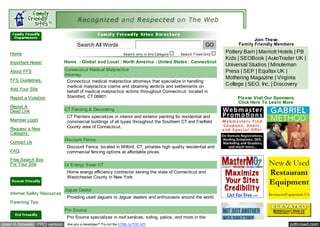 pdfcrowd.comopen in browser PRO version Are you a developer? Try out the HTML to PDF API
Home
Important News!
About FFS
FFS Guidelines
Add Your Site
Report a Violation
Report A
Dead Link
Member Login
Request a New
Category
Contact Us
FAQ
Free Search Box
For Your Site
Internet Safety Resources
Parenting Tips
Search All Words GO
Search only in this Category Search Titles Only
Home : Global and Local : North America : United States : Connecticut
Connecticut Medical Malpractice
Attorney
Connecticut medical malpractice attorneys that specialize in handling
medical malpractice claims and obtaining verdicts and settlements on
behalf of medical malpractice victims throughout Connecticut, located in
Stamford, CT 06901.
CT Painting & Decorating
CT Painters specializes in interior and exterior painting for residential and
commercial buildings of all types throughout the Southern CT and Fairfield
County area of Connecticut.
Discount Fence
Discount Fence, located in Milford, CT, provides high quality residential and
commercial fencing options at affordable prices.
Dr Energy Saver CT
Home energy efficiency contractor serving the state of Connecticut and
Westchester County in New York.
Jaguar Dealer
Providing used Jaguars to Jaguar dealers and enthusiasts around the world.
Pro Source
Pro Source specializes in roof services, siding, patios, and more in the
Join These
Family Friendly Members
Pottery Barn | Marriott Hotels | PB
Kids | SEOBook | AutoTrader UK |
Universal Studios | Minuteman
Press | SEP | Equifax UK |
Mothering Magazine | Virginia
College | SEO, Inc. | Discovery
Please Visit Our Sponsors,
Click Here To Learn More
 
