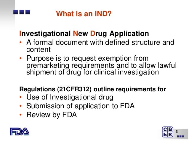 FDA 2013 Clinical Investigator Training Course: Preparing an IND Appl…