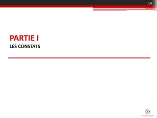 14
PARTIE I
LES CONSTATS
 