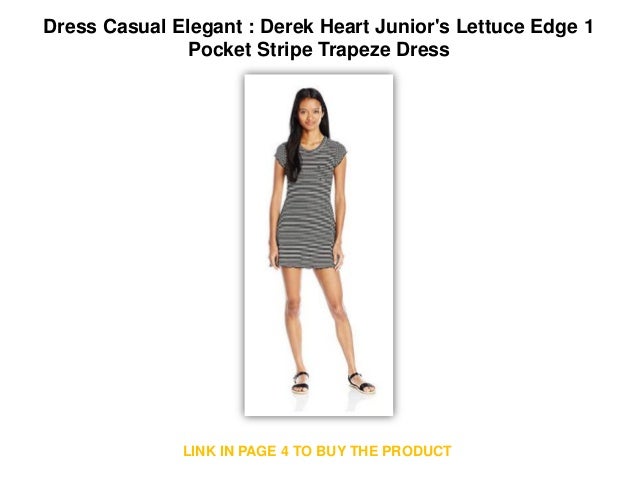 Dress Casual Elegant Derek Heart Junior S Lettuce Edge 1 Pocket Str