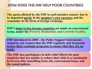 Imf Instrument FINANCIAL RESOURCES AND LENDING OPERATIONS OF IMF | PPTX