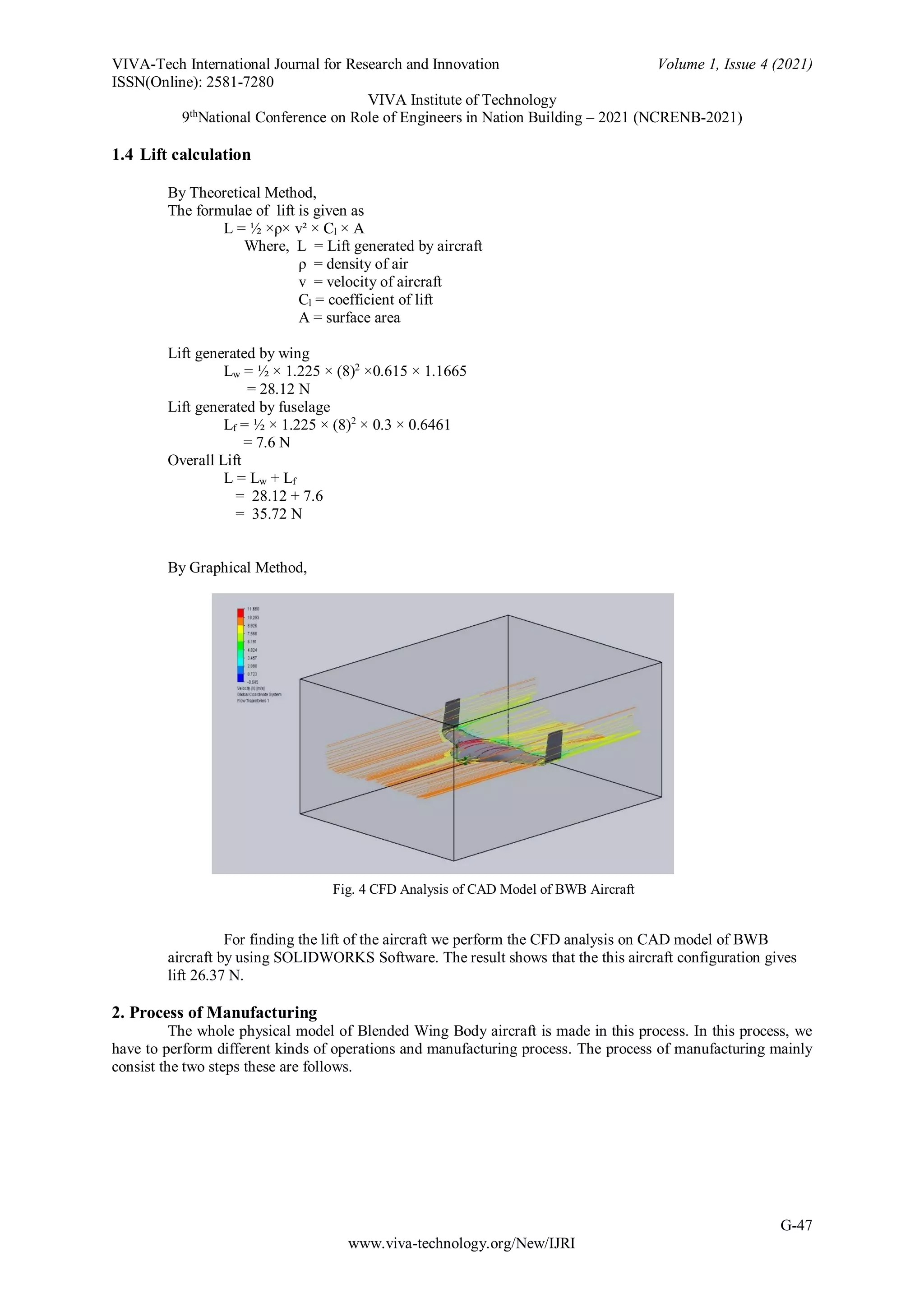 Design and Fabrication of Blended Wing Body | PDF