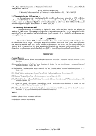 Design and Fabrication of Blended Wing Body | PDF